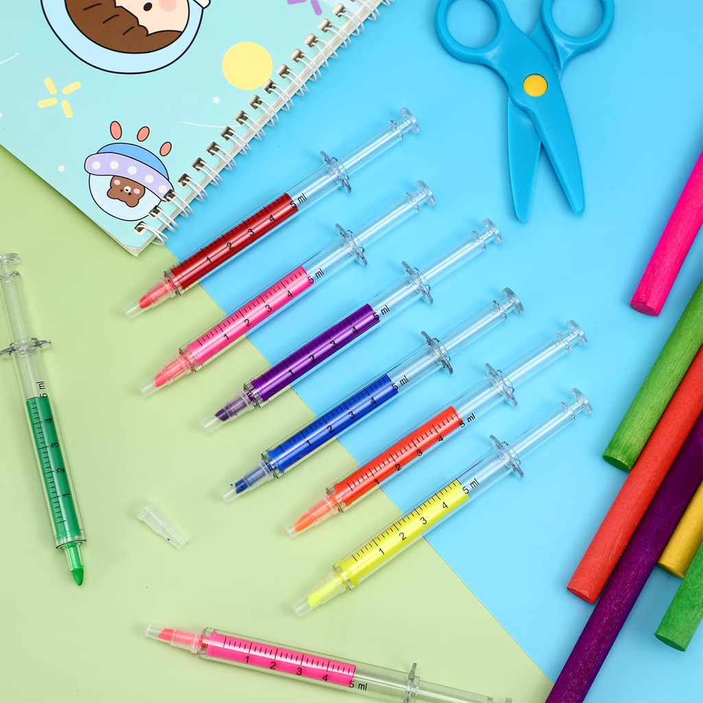 Resaltador Con Forma De Jeringuilla