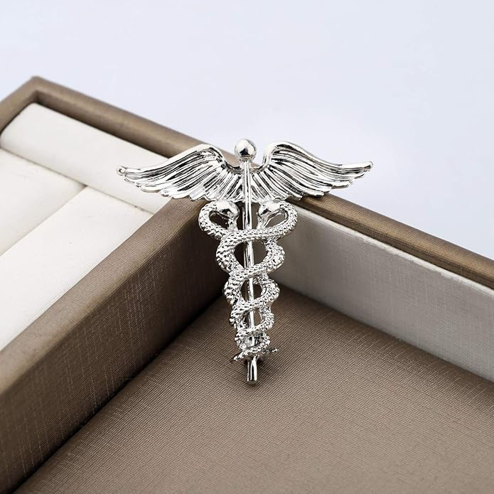 Pin Caduceo Vara Esculapio