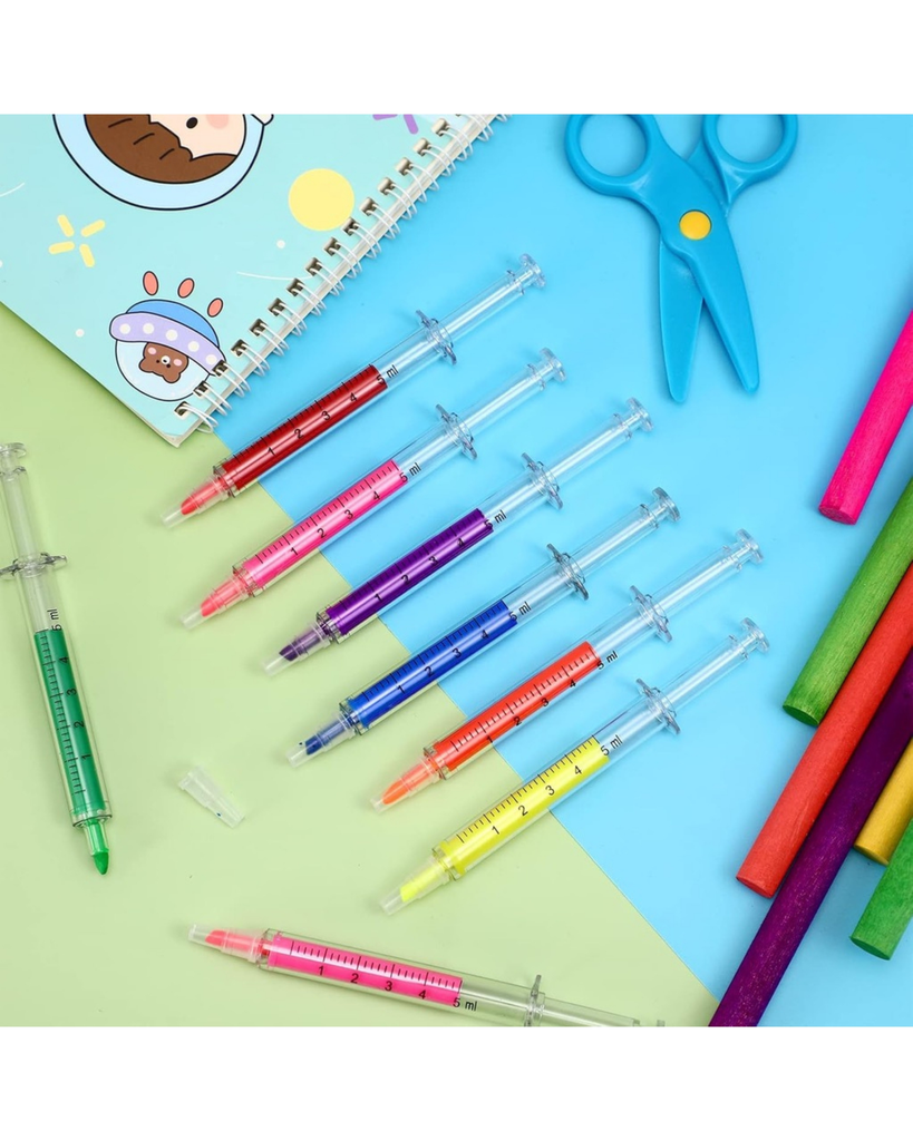 Resaltador Con Forma De Jeringuilla