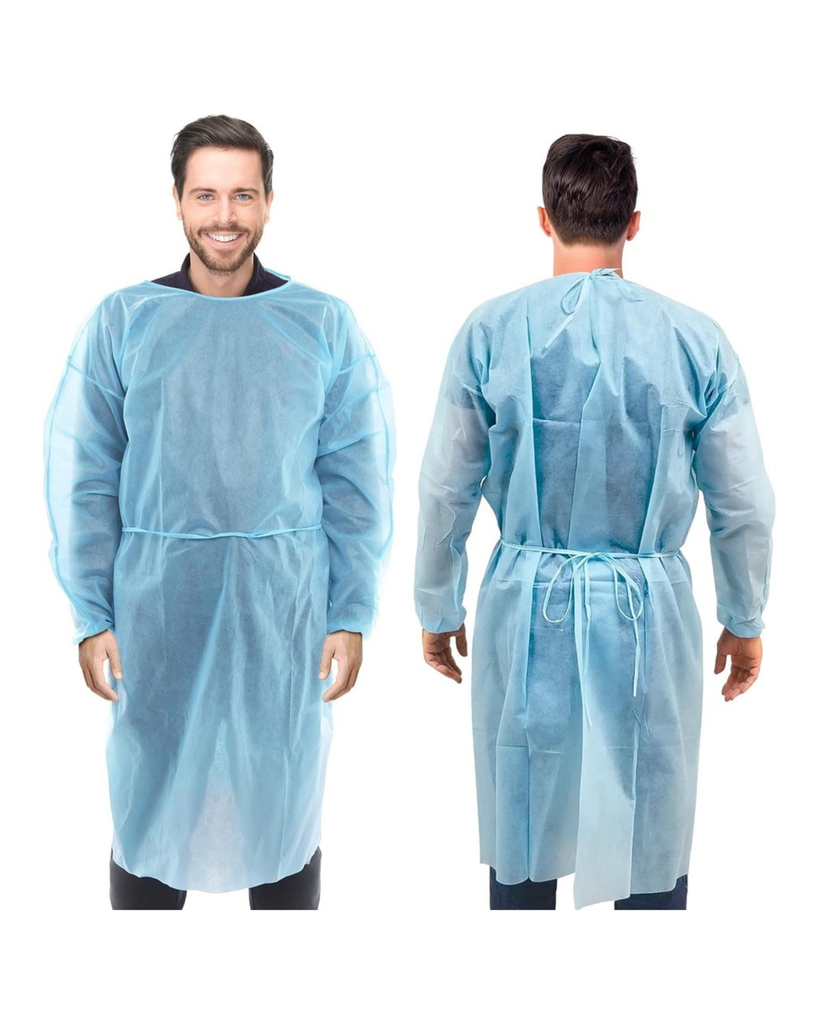 Bata desechable mangas larga