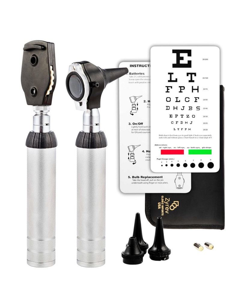 Kit de diagnóstico Otoscopio 2 en 1